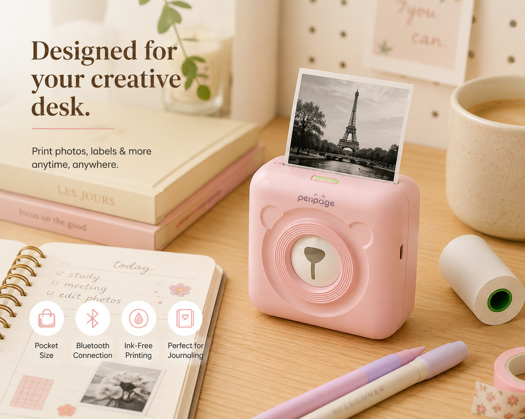 Mochiro Pocket Printer™ | Mini Thermal Photo Printer