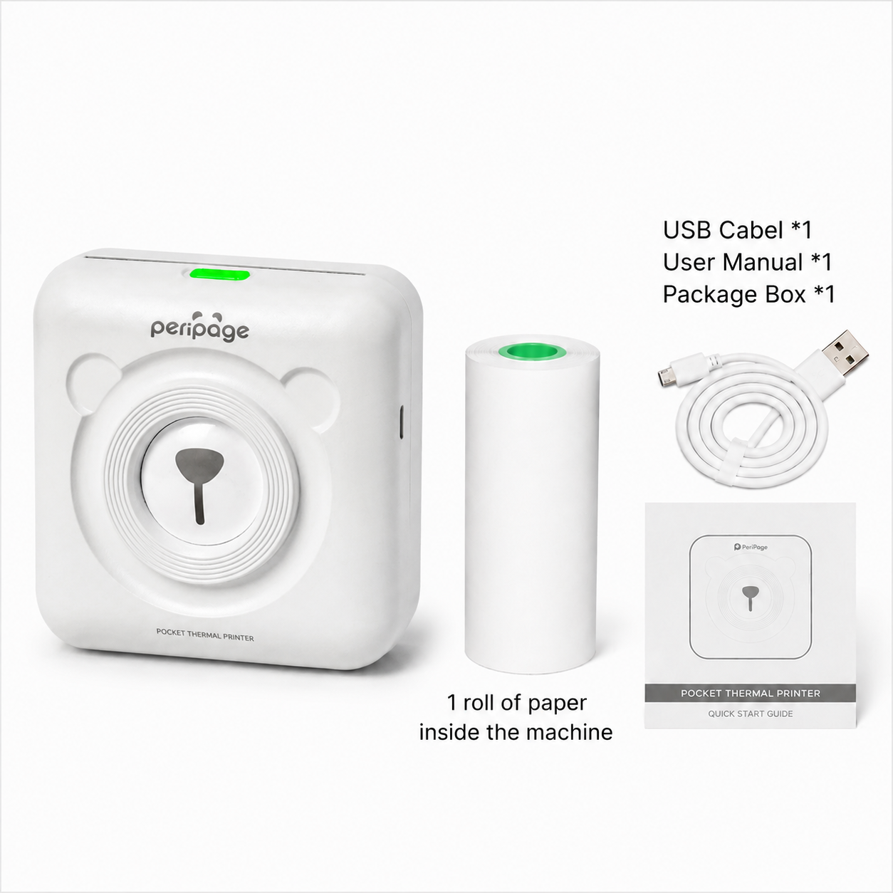 Mochiro Pocket Printer™ | Mini Thermal Photo Printer