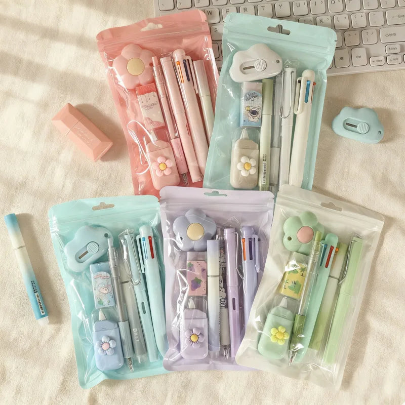 Mochiro Study Essentials™ | 7-Piece Stationery Set