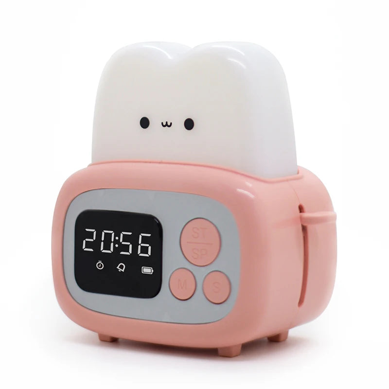 Mochiro Time Toaster™ | Cute Night Light & Alarm Clock