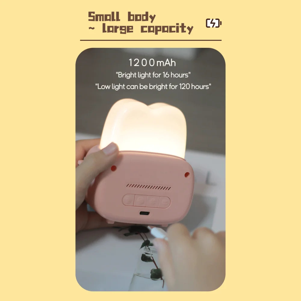 Mochiro Time Toaster™ | Cute Night Light & Alarm Clock