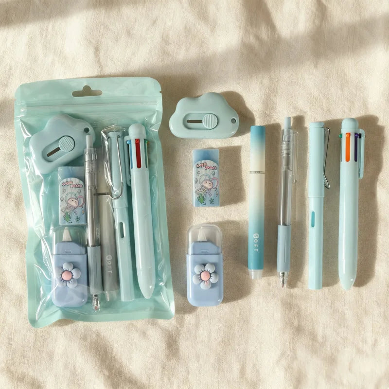Mochiro Study Essentials™ | 7-Piece Stationery Set