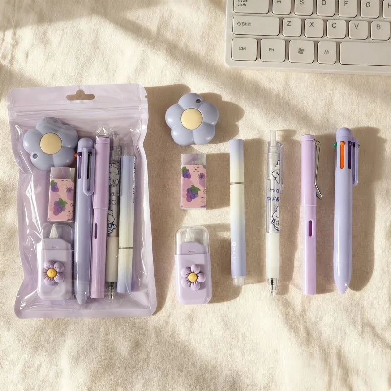 Mochiro Study Essentials™ | 7-Piece Stationery Set