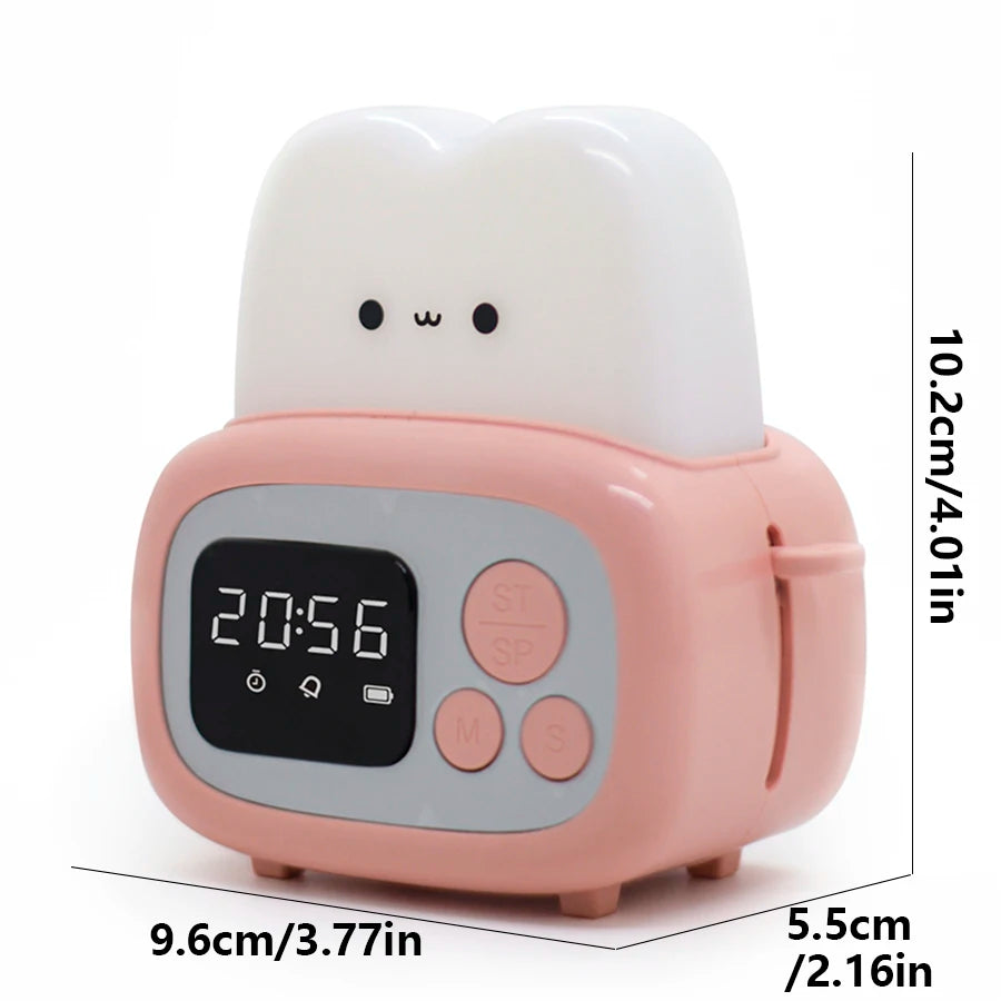Mochiro Time Toaster™ | Cute Night Light & Alarm Clock